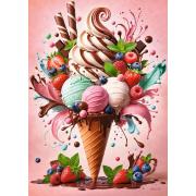 Puzzle Cherry Pazzi Dulce Dicha de 1000 Piezas