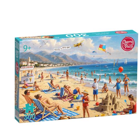 Puzzle Cherry Pazzi El Día de Playa XXL 300 Piezas