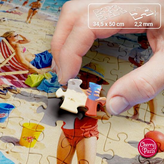Puzzle Cherry Pazzi El Día de Playa XXL 300 Piezas
