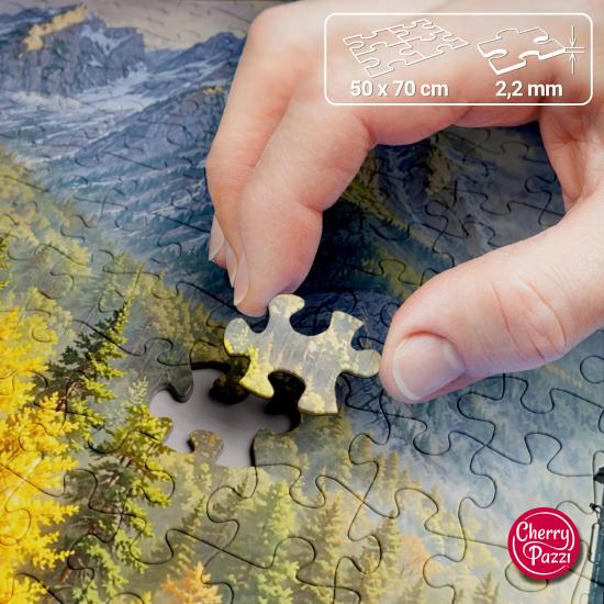 Puzzle Cherry Pazzi El Expreso Dorado de 1000 Piezas