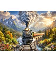 Puzzle Cherry Pazzi El Expreso Dorado de 1000 Piezas
