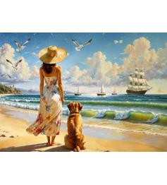 Puzzle Cherry Pazzi El Horizonte Azul de 1000 Piezas