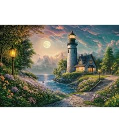 Puzzle Cherry Pazzi Faro a la Luz de la Luna de 500 Piezas