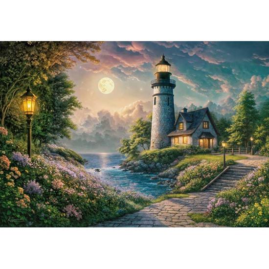 Puzzle Cherry Pazzi Faro a la Luz de la Luna de 500 Piezas Puzzle Cherry Pazzi Faro a la Luz de la Luna de 500 Piezas