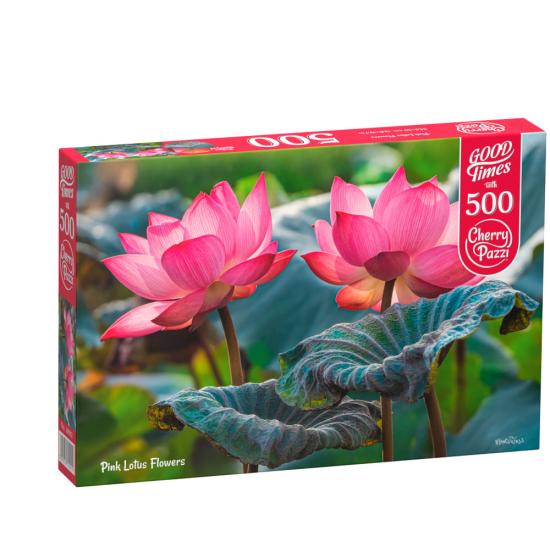 Puzzle Cherry Pazzi Flores de Loto Rosa de 500 Piezas Puzzle Cherry Pazzi Flores de Loto Rosa de 500 Piezas