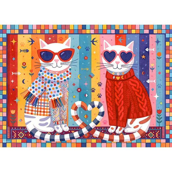 Puzzle Cherry Pazzi Gatitos Enamorados XXL 300 Piezas