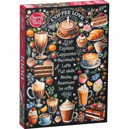 Puzzle Cherry Pazzi Hora Del Café de 1000 Piezas