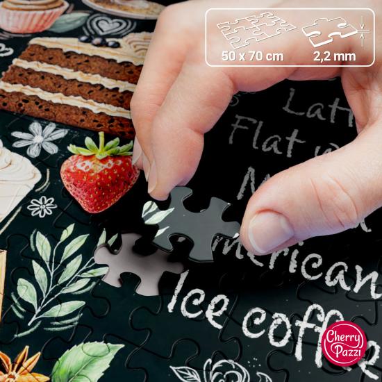 Puzzle Cherry Pazzi Hora Del Café de 1000 Piezas