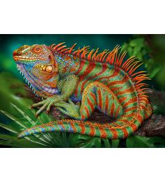 Puzzle Cherry Pazzi Increíble Iguana de 500 Piezas