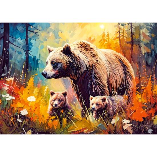 Puzzle Cherry Pazzi Juntos en la Naturaleza de 1000 Piezas