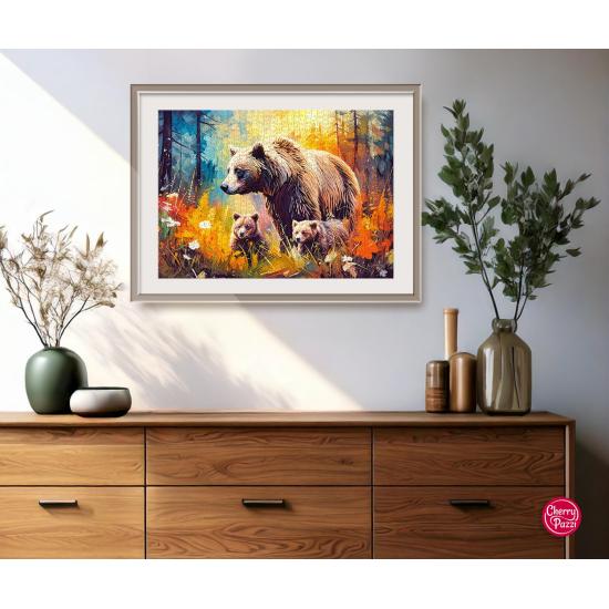 Puzzle Cherry Pazzi Juntos en la Naturaleza de 1000 Piezas