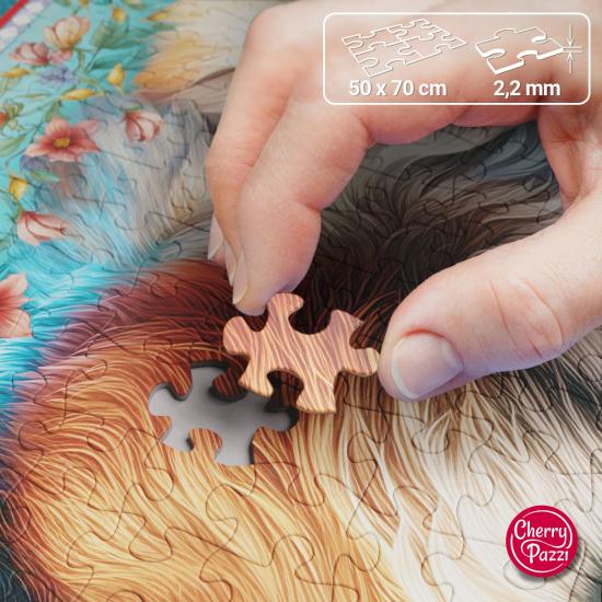 Puzzle Cherry Pazzi La Carta Real de 1000 Piezas