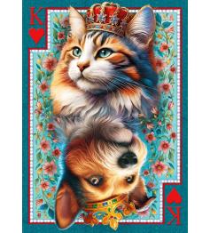 Puzzle Cherry Pazzi La Carta Real de 1000 Piezas