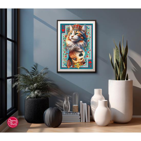 Puzzle Cherry Pazzi La Carta Real de 1000 Piezas