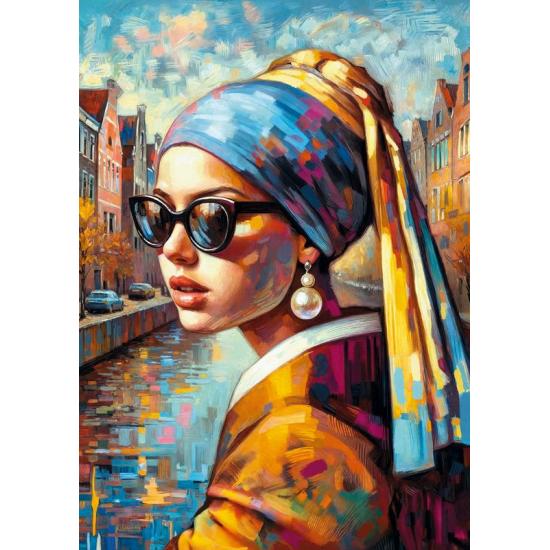 Puzzle Cherry Pazzi La Joven de la Perla de 1000 Piezas Puzzle Cherry Pazzi La Joven de la Perla de 1000 Piezas