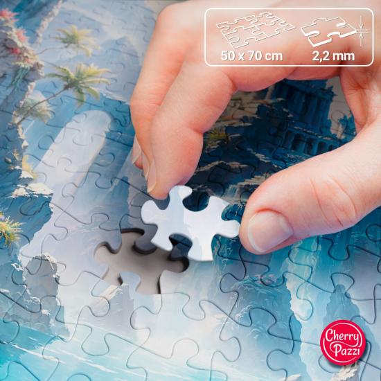 Puzzle Cherry Pazzi La Leyenda de la Atlántida de 1000 Piezas