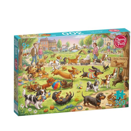 Puzzle Cherry Pazzi Ladridos En El Parque XXL de 300 Piezas