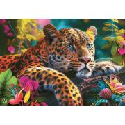 Puzzle Cherry Pazzi Leopardo Tumbado de 500 Piezas