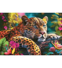 Puzzle Cherry Pazzi Leopardo Tumbado de 500 Piezas