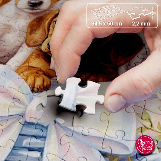 Puzzle Cherry Pazzi Los Cinco Dulces XXL de 300 Piezas