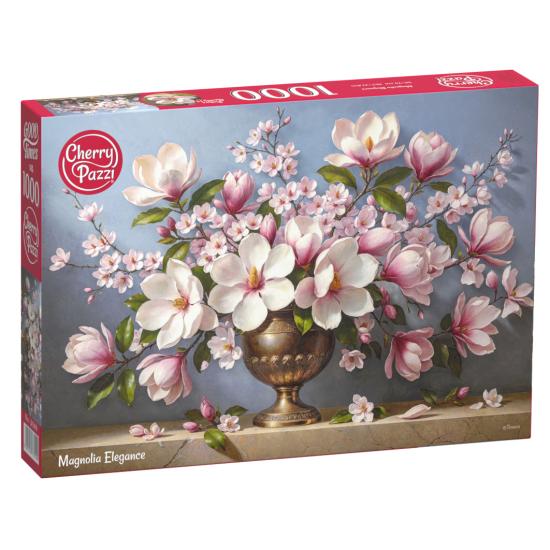 Puzzle Cherry Pazzi Magnolia Elegance de 1000 Piezas