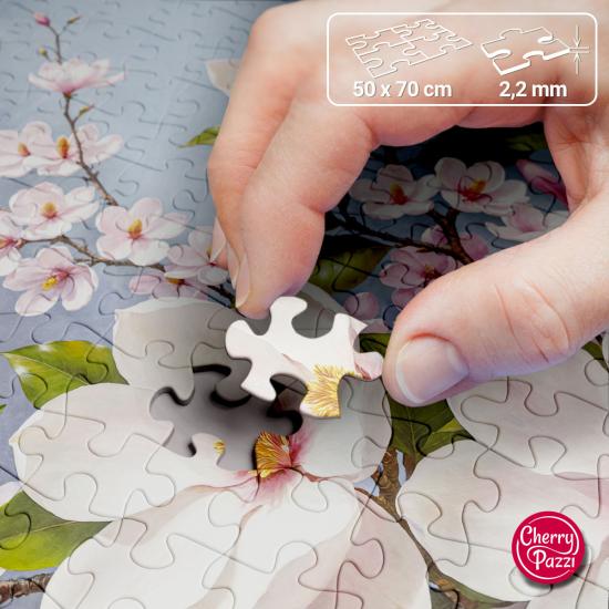 Puzzle Cherry Pazzi Magnolia Elegance de 1000 Piezas