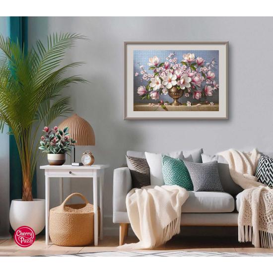 Puzzle Cherry Pazzi Magnolia Elegance de 1000 Piezas