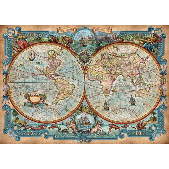 Puzzle Cherry Pazzi Mapa de los Grandes Descubrimientos 2000 Pie