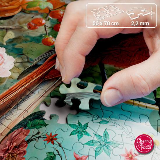 Puzzle Cherry Pazzi Melodía Floral de 1000 Piezas