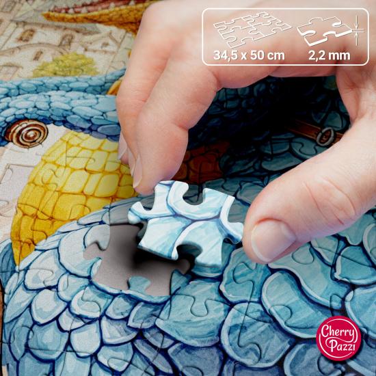 Puzzle Cherry Pazzi Monada Sobre Ruedas XXL de 300 Piezas