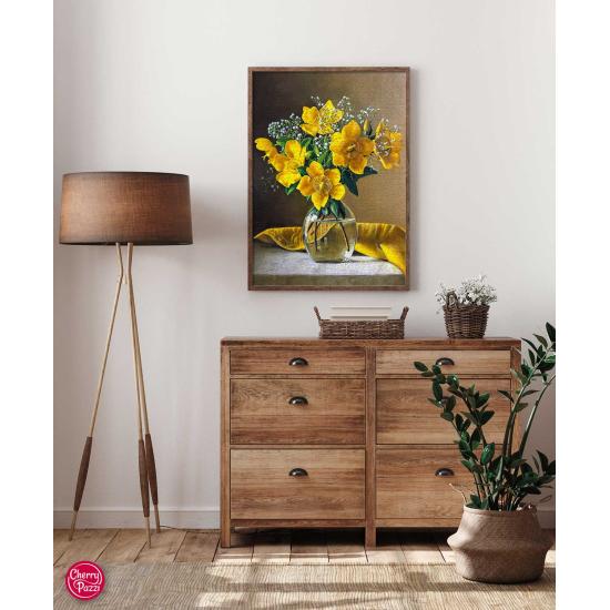 Puzzle Cherry Pazzi Naturaleza Dorada de 1000 Piezas