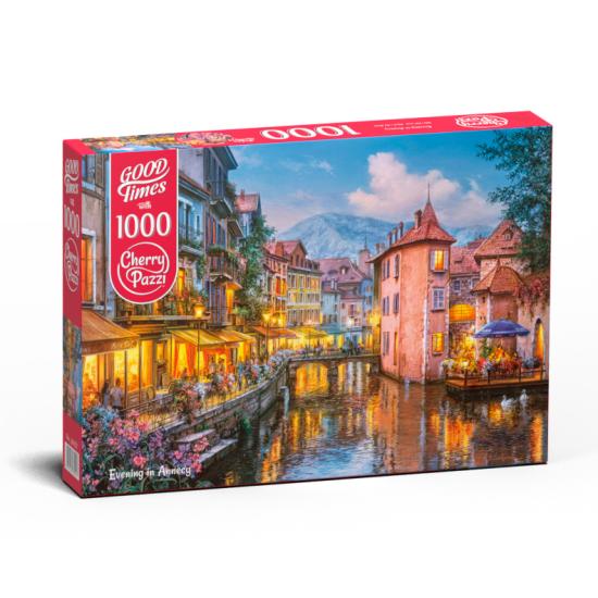 Puzzle Cherry Pazzi Noche en Annecy de 1000 Piezas Puzzle Cherry Pazzi Noche en Annecy de 1000 Piezas