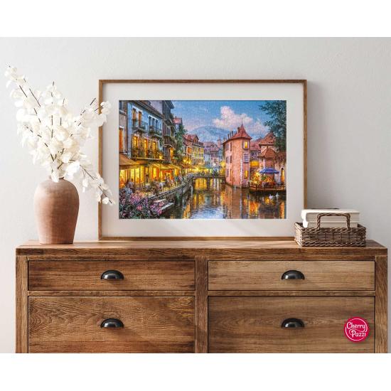 Puzzle Cherry Pazzi Noche en Annecy de 1000 Piezas Puzzle Cherry Pazzi Noche en Annecy de 1000 Piezas