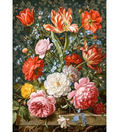Puzzle Cherry Pazzi Nocturno de Flores de 1000 Piezas