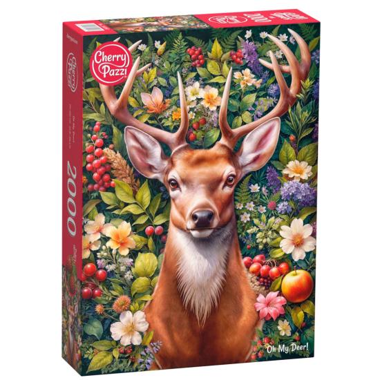 Puzzle Cherry Pazzi Oh My Deer de 2000 Piezas