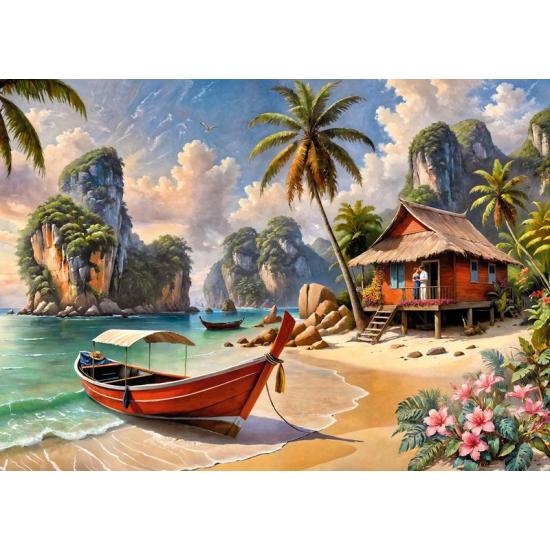 Puzzle Cherry Pazzi Paraiso en Tailandia de 1000 Piezas