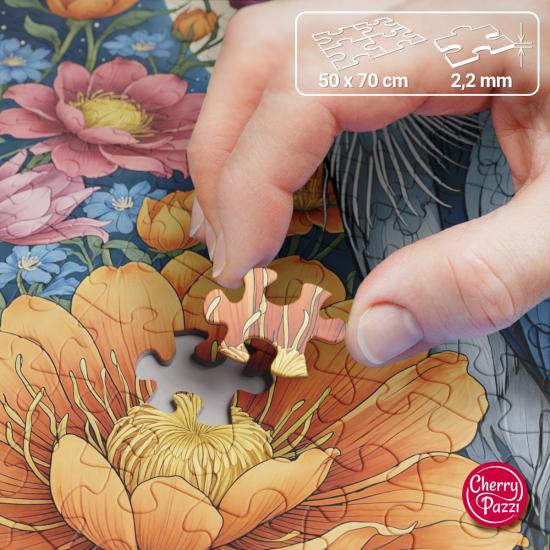 Puzzle Cherry Pazzi Serenata Lunar de 1000 Piezas