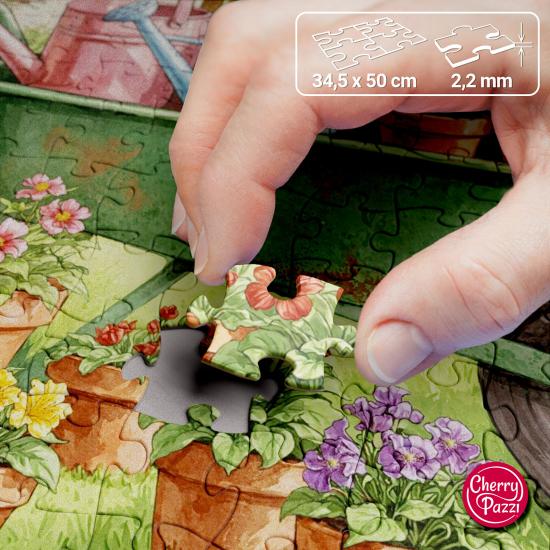 Puzzle Cherry Pazzi Pasión por las Macetas XXL de 300 Piezas