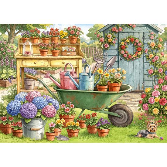 Puzzle Cherry Pazzi Pasión por las Macetas XXL de 300 Piezas