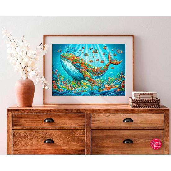 Puzzle Cherry Pazzi Príncipe de las Ballenas de 1000 Piezas