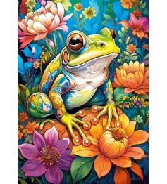 Puzzle Cherry Pazzi Rana Flower Power 1000 Piezas