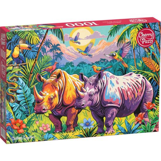Puzzle Cherry Pazzi Relajándonos Juntos de 1000 Piezas