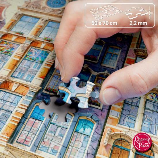 Puzzle Cherry Pazzi Ritmo De Ámsterdam de 1000 Piezas