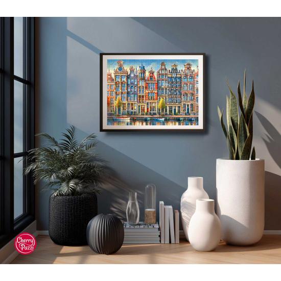 Puzzle Cherry Pazzi Ritmo De Ámsterdam de 1000 Piezas