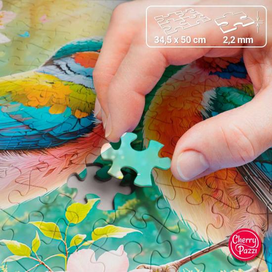 Puzzle Cherry Pazzi Saludando al Nuevo Día de 500 Piezas