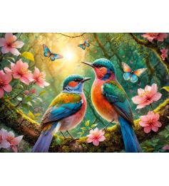 Puzzle Cherry Pazzi Saludando al Nuevo Día de 500 Piezas