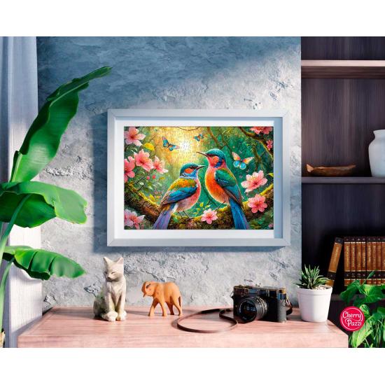 Puzzle Cherry Pazzi Saludando al Nuevo Día de 500 Piezas