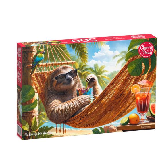 Puzzle Cherry Pazzi Sin Prisas, Sin Preocupaciones de 500 Piezas