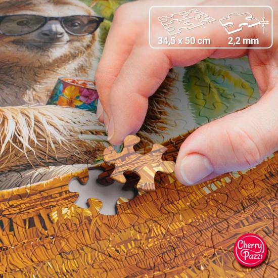 Puzzle Cherry Pazzi Sin Prisas, Sin Preocupaciones de 500 Piezas