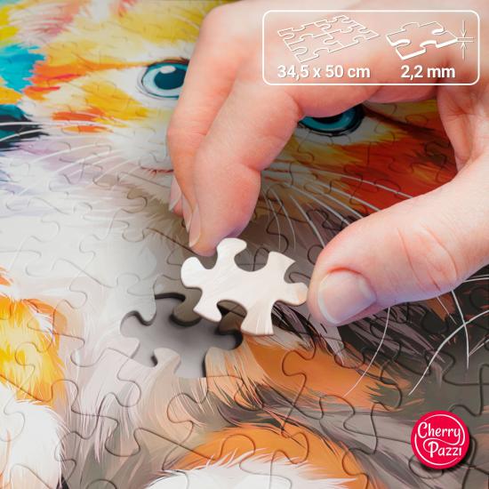 Puzzle Cherry Pazzi Tres Pequeños Corazones 500 Piezas